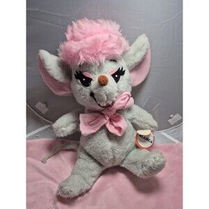 Vtg MISS BIANCA 1977 The Rescuers Plush 17" w/ Disney Tag
